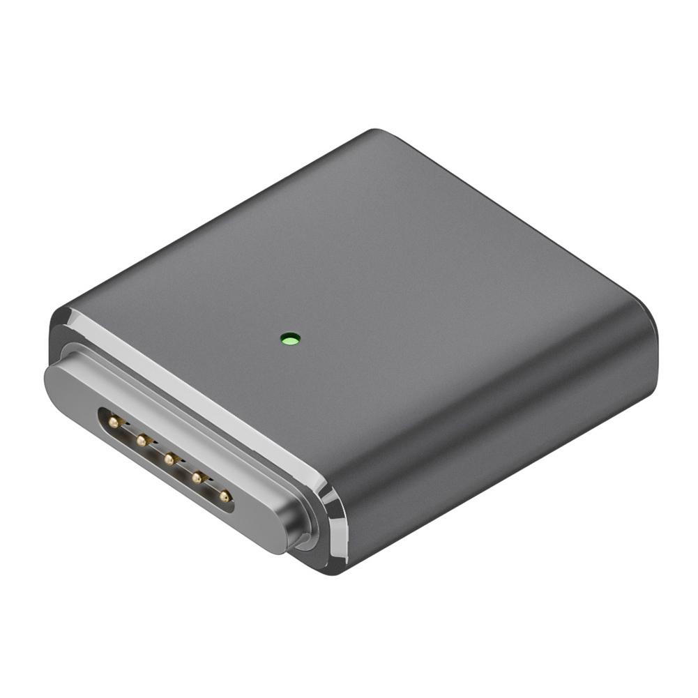 100W USB C To Magnetic 3 Charging Adapter with LED Indicator PD3.1 Fast Charging Converter 5A 20V for MacBook Pro/Air 2025-2025