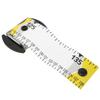 138x5cm Fish Measuring Ruler Fish Measuring Tape Waterproof Fishing Measurement ToolYellow