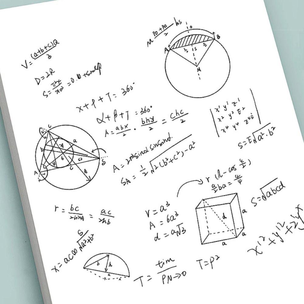 High Quality Blank/Partition Design Draft Book Students Use Tearable Notepad Scratch Paper Gift