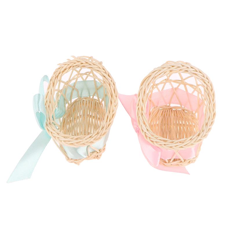 Dollhouse Miniature Wooden Nursery Cradle Baby Crib Baby Cot 1:12 Dollhouse Furniture Decorate Kids Doll House Accessory