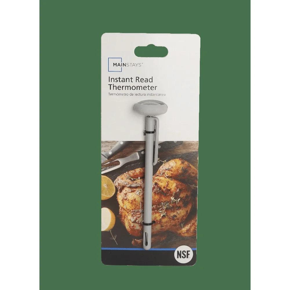 Stainless Steel Instant Read Thermometer Kitchen Cooking Probe 0°F To 220°F Meat Candy Coffee NSF Certified Durable Storage
