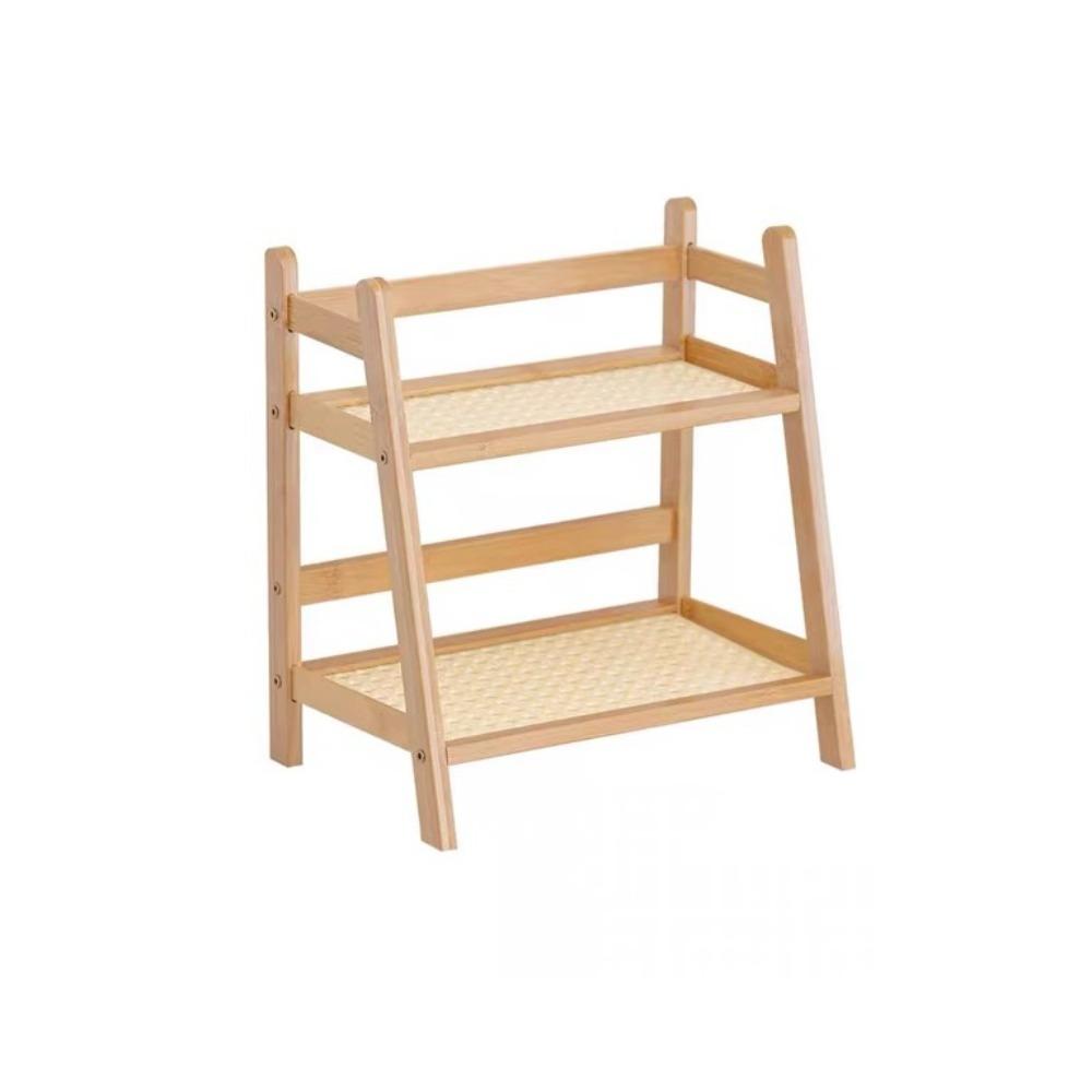 Space-saving Wooden Storage Shelf Steady Cosmetics Storage Shelf Kitchen Shelf  Dorms