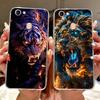 Clear Casing For Oppo F5 CPH1723 CPH1727 Cover For Oppo F5 Youth Case CPH1725 Luxury Butterfly Love Fashion Cool Lion Painted
