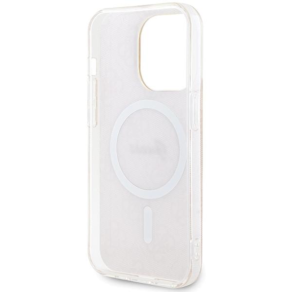 Guess Guhmp15Lh4Stp Iphone 15 Pro 6.1Rózowy/Pink Hardcase Iml 4G Magsafe