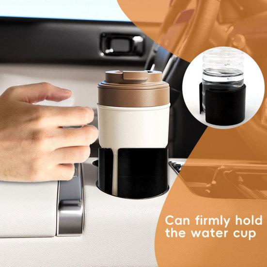 Car Cup Holder Adjustable Caliber Structure Sturdy Anti-Slip Buckle No Tools Installation Holder