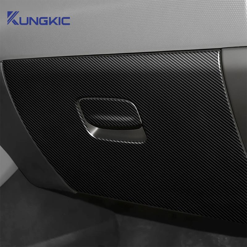 Glove Box Anti Kick Pad For Leapmotor T03 -2026 LHD Carbon Fiber Leather Grain Suede Texture Car Interior Protective Sticker