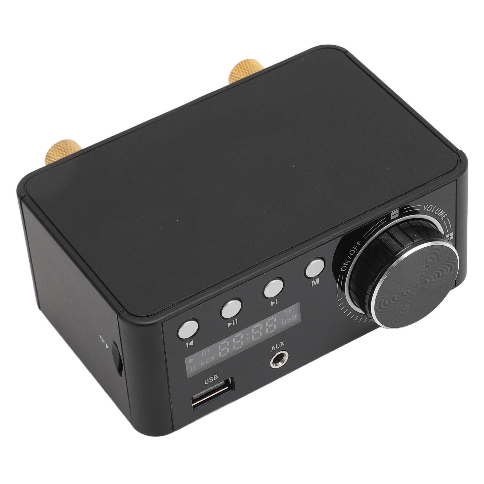 

Мини Bluetooth 5.0 усилитель мощности 100 Вт x 2 2.0 канала портативный беспроводной звуковой приемник для компьютера