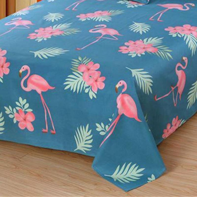 

Весенне-осеннее хлопковое постельное белье, плоская простыня, домашнее покрывало с принтом, роскошное покрывало размера Queen King Twin Twin