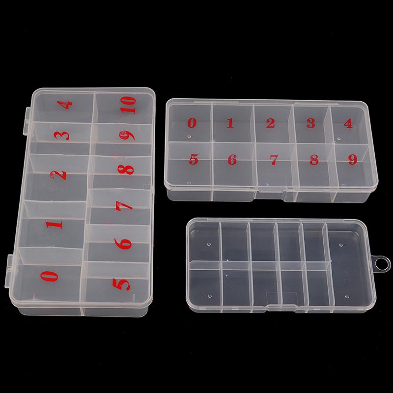 10/11Grids Nail Art  Gem Accessories Empty Container Storage Case Box