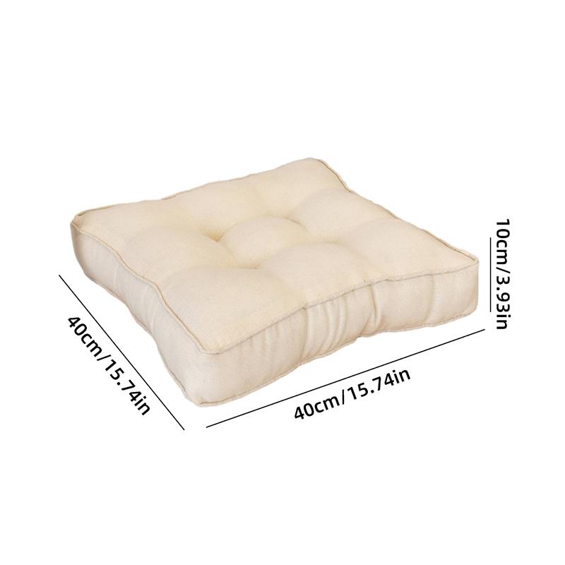 Thickened Solid Seat Cushion Square Cushion Cotton For Office Use Household Or Car Garden Sunlight Lounge Seat Cushion