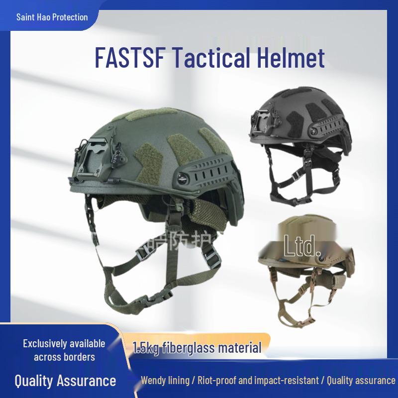 SF Tactical Fiberglass High-Cut Explosion-Proof Helmet with Wendy Suspension Liner