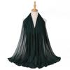 New Malaysia-Indonesia Pearl Chiffon Gypsy Hot Diamond Headscarf, Spring and Summer Long Ladies Hijab Scarf