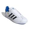 Adidas Originals Gazelle Low Top Sneakers Men Sneakers White Black Blue FU9665