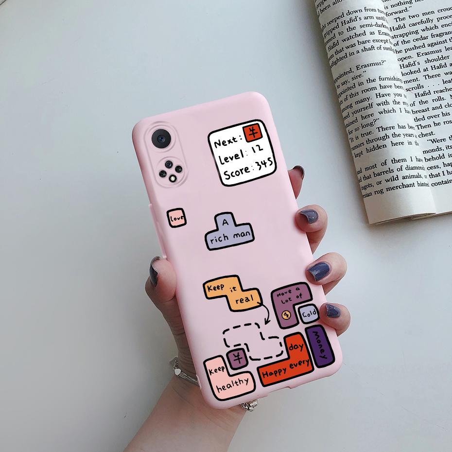 Honor 50 Case For Huawei Honor 50 Back Cover Soft Silicone Cute Cartoon Painted Phone Cases For Huawei Honor 50 Honor50 Bumper