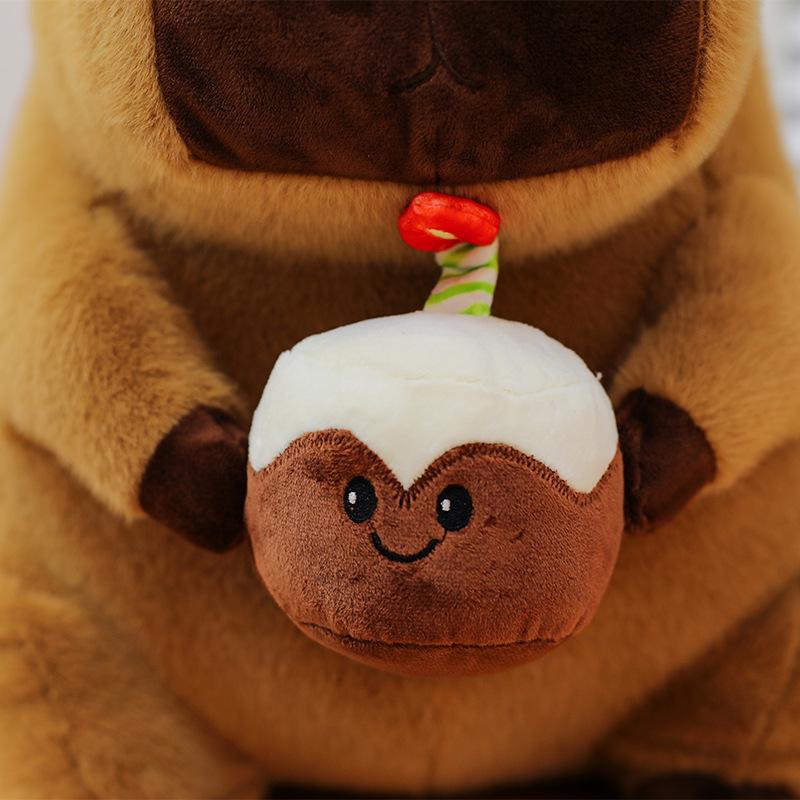 New Product Kapibala Plush Toys Cute Birthday Cake Capybara Doll Event Gifts