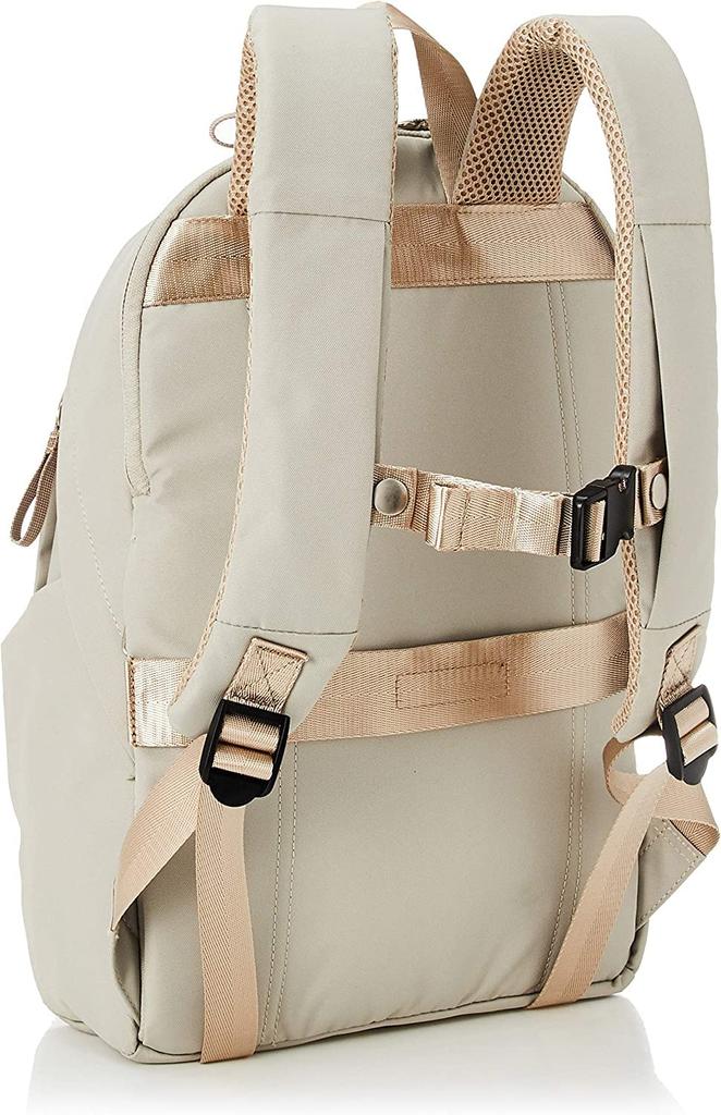 Anello Grande Backpack, A4 Size, Water-Repellent, Multi-Storage, PC Storage, OVL GTR0181Z, Light Beige