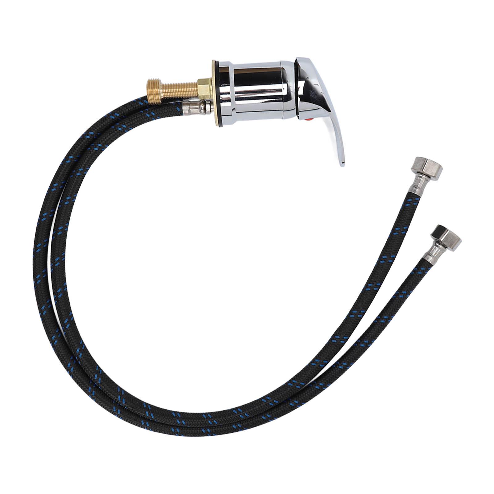 

Salon Shampoo Basin Faucet Mixing Valve Professional Shampoo Bowl Faucet Hose for Shampoo Bed белый