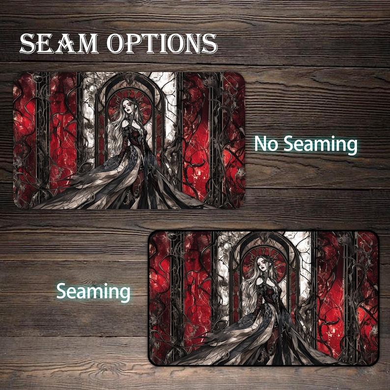 

Playmat Shattered Vampire 24 x14 Custom Play Mat Table Top Gaming Mouse Carpet Desks Accessories Computer Mouse Mat Desktop 350X600X2MM