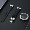 Butterfly Buckle Watchbands with Quick Fit Silicone Loop Strap for Samsung Galaxy Watch 7/6 44mm 40mm