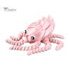 3D Printed Animal Model Octopus Toy, Articulated Figurine with Movable Joints, Fidget Toy Stress Relief Sea for Kids Adults Joints