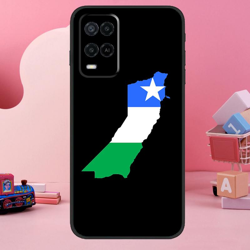 Puntland State Somali Flag Case For Oppo A5 Pro A15 A17 A57 A77 A18 A38 A58 A78 A98 A94 A74 A54 A16 A76 A96 A40 A60 A80