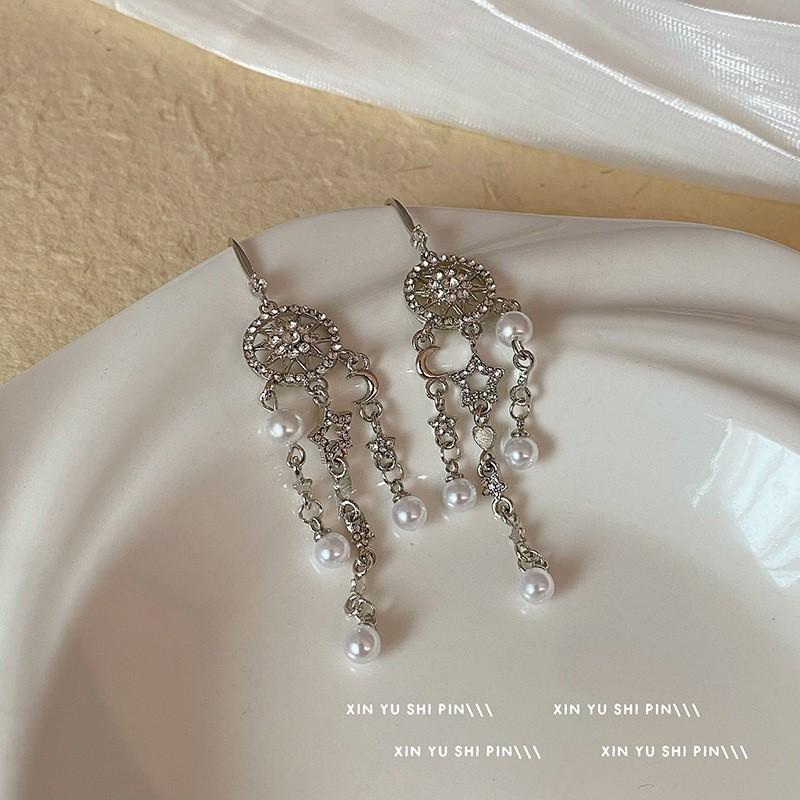 Spring Garden ~ Butterfly dusk øredobber, kvinnelige skog søte blomst lange øredobber, super fe temperament utsøkte øredobber