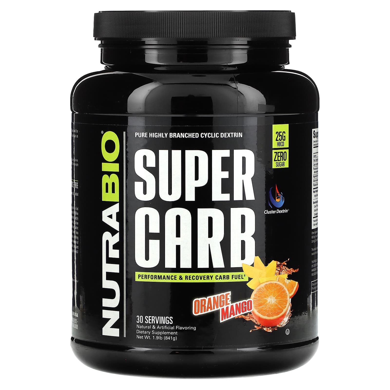 

Super Carb, Orange Mango, 841G(1.9Lb)
