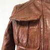VIVAYOU Leder Bikerjacke Damen M Braun Oberbekleidung(GEBRAUCHT)