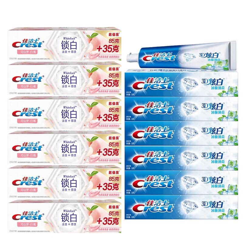 Crest 3D White Toothpaste Duo Pack