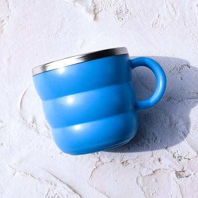 Lilpang Tear Zero The Ball Dishwashable Stainless Steel Cup LF7097, Monaco Blue, 1 Piece