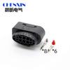 14 Pin 1.5mm 3.5mm Waterproof Automotive Connector 1J0973737 1J0973837 Lamp Light Wire Harness Socket