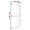 VidaXL Porte coulissante et kit de quincaillerie 90x210 cm pin massif, porte intérieure, porte de grange intérieure 3203202