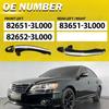 Outside Door Handle Black Chrome Front+Rear Left For Hyundai Azera 2006-2011 EXV