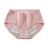 Simple Cotton Menstrual Panties Middle Waist 3 Layer Waterproof Period Briefs Soft High Elastic Physiological Pants Daily Sports