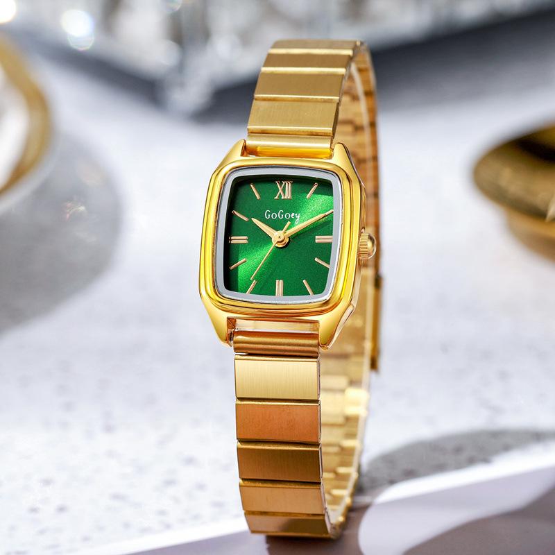 

Роскошные женские часы известного бренда Золотые часы для женщин Кварцевые Модные Простые Ретро Подарочные часы Relogio Feminino