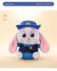 Zootopia Judy and Nick Plush Toy Set - Chubby Fox and Leopard Police Officer Dolls