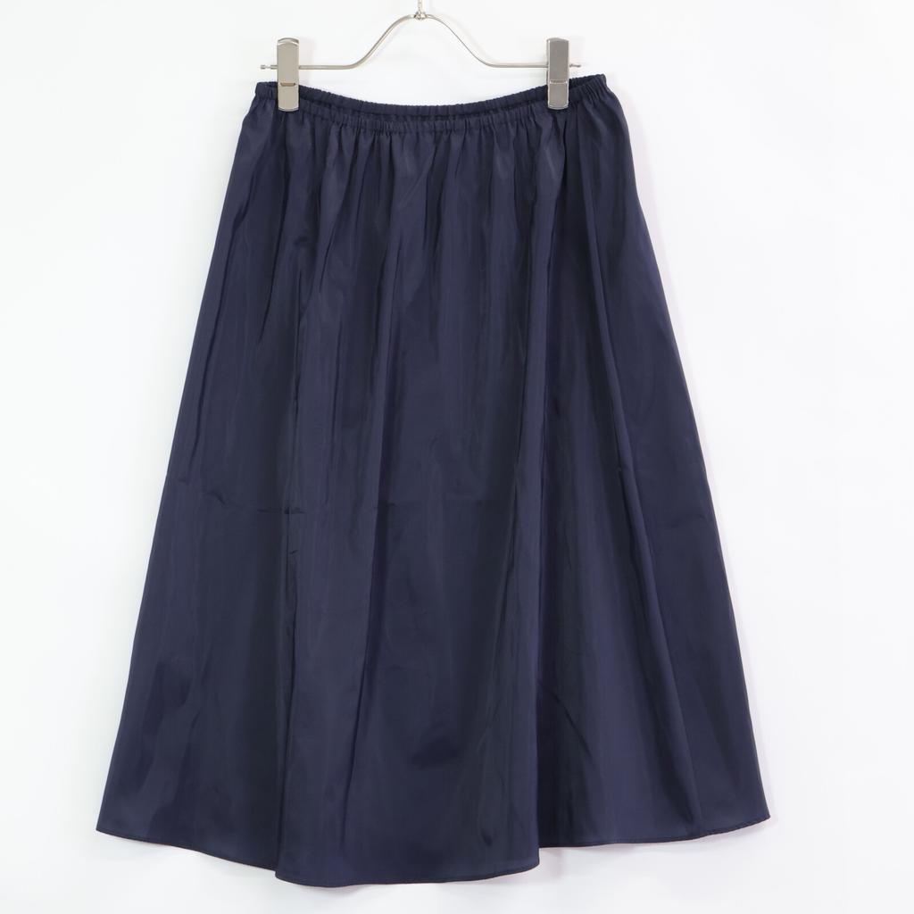 Theory Luxe 23 Years Navy Refined Pleats 2 Pilil Skirt Skirt 38 NavyUsed