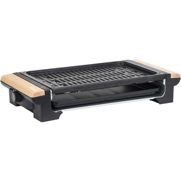 Grill et pierre à cuire 2 en 1 HKOENIG - RP320 - Jusqu'à 8 personnes - Température réglable - 1400 W