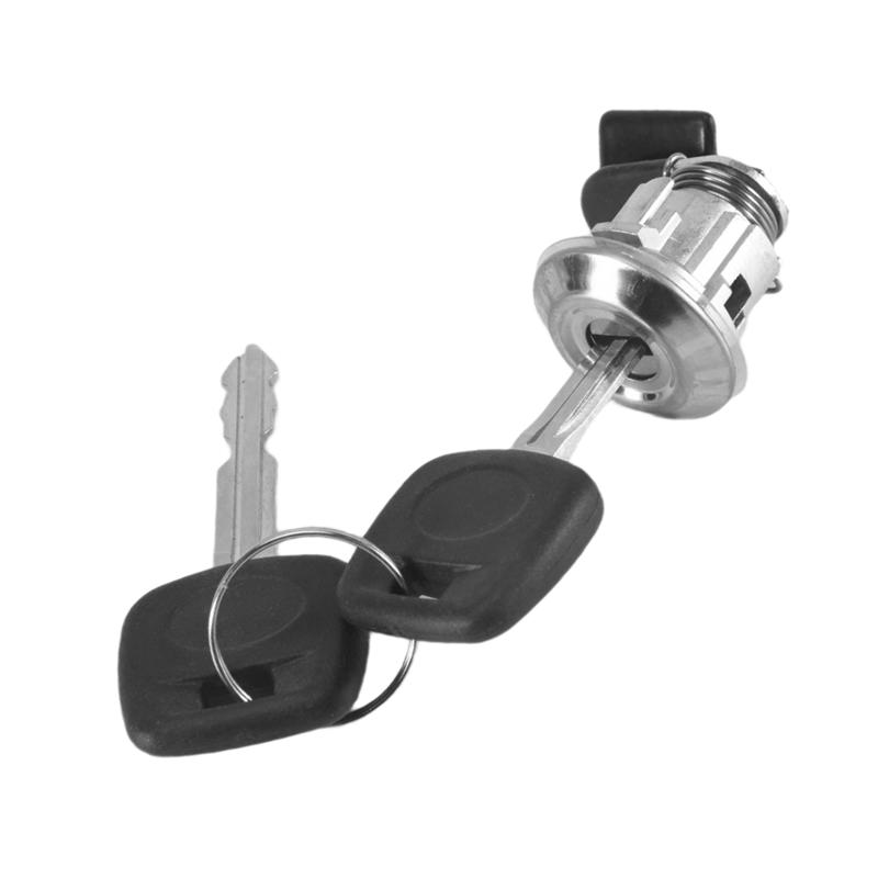 A03E-Fuel Door Lock Cylinder & Key Parts Silver For Toyota Land Cruiser FJ60 FJ62 1980-1990