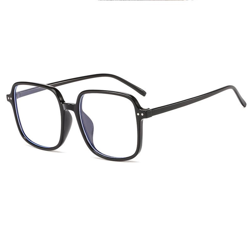 High-quality Unisex Square Plain Optical Glasses Anti Blue Light Computer Eyewear for Myopia Nearsighted