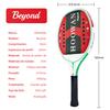 HOOWAN Beyond Kevlar, gelber Strand-Tennisschläger, Kevlar-Kohlefaser 3K, professionell, 22 mm, weicher EVA-Kern, raue Oberfläche, mit Hülle