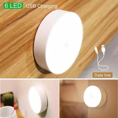 6LED Wireless Motion Sensor Night Light Perfect Bedroom Decor & Staircase Closet Room Lighting