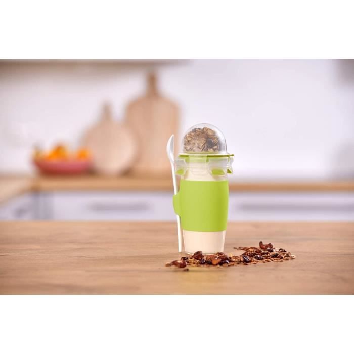 Emsa mug à yaourt clip &amp; go 0,45l