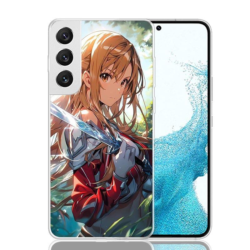 Sword Art Online Yuuki Asuna Phone Case For Samsung Galaxy S26 S25 Edge S24 S23 FE S22 Ultra S21 Plus S20 + Fundas Cover Coque G