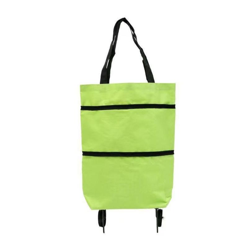Foldable Transport Trolley Water Resistant Oxford Fabric Ergonomic Handle Design