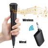 2in1 Professional Wired Wireless Handheld Microphone Mic Dynamic Cordless For KTV Karaoke Party Recording Speaking Stage