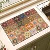 Super Absorbent Drain Pad Rubber Dish Drying Pad Countertop  Protector Kitchen Mat Non-slip Drainer Mats Decoration Accessories