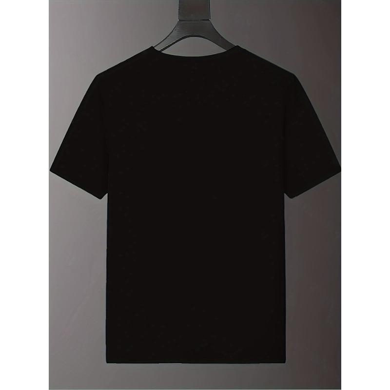 European sizes Men's Short-Sleeve T-Shirt, Summer Breathable Sportswear for Fitness, Trendy Casual Loose Fit Slimming Men's T-Shirt