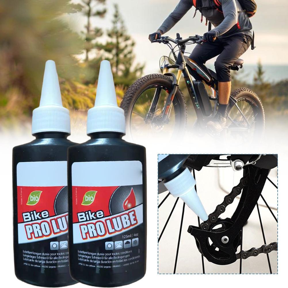 125ml Bicycle Chain Lubricant Oil Road Bike Dry Lube Chain Oil for Fork Flywheel Wear-resistant Cycling Accessories Chain Oiler