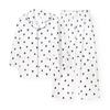 Men S Long Sleeve Pajama Set Navy Heart I009